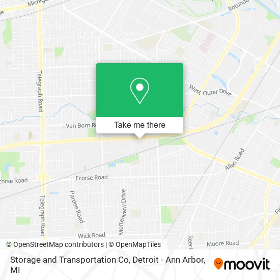 Storage and Transportation Co map