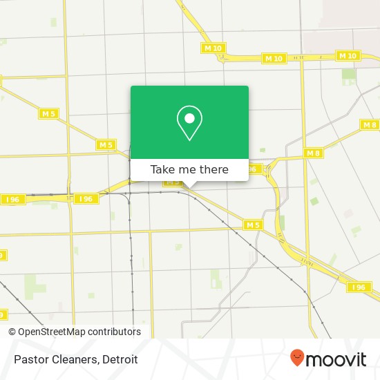 Pastor Cleaners map