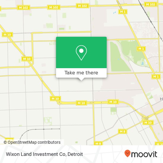 Mapa de Wixon Land Investment Co