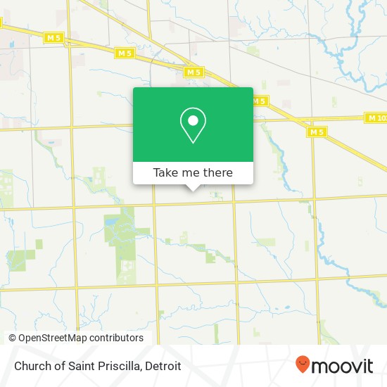 Church of Saint Priscilla map