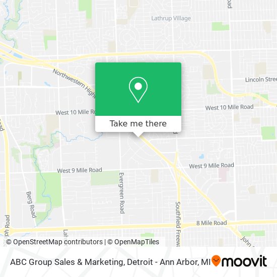 ABC Group Sales & Marketing map