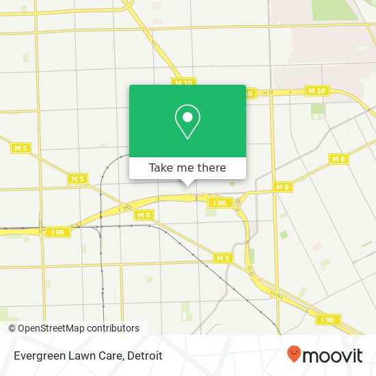 Mapa de Evergreen Lawn Care