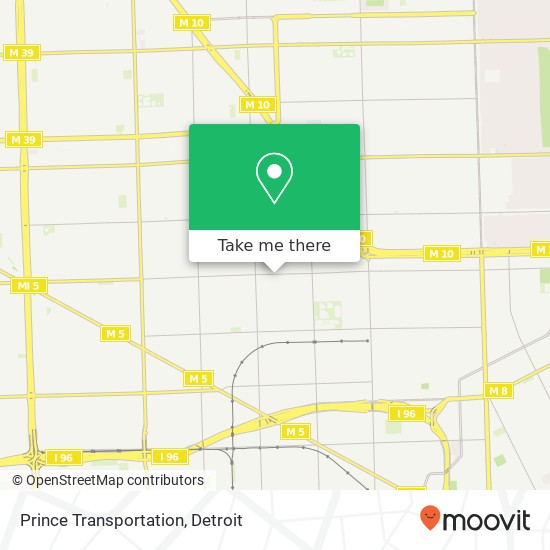 Prince Transportation map