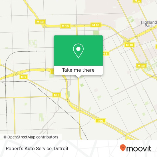 Robert's Auto Service map