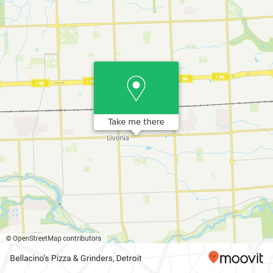 Mapa de Bellacino's Pizza & Grinders