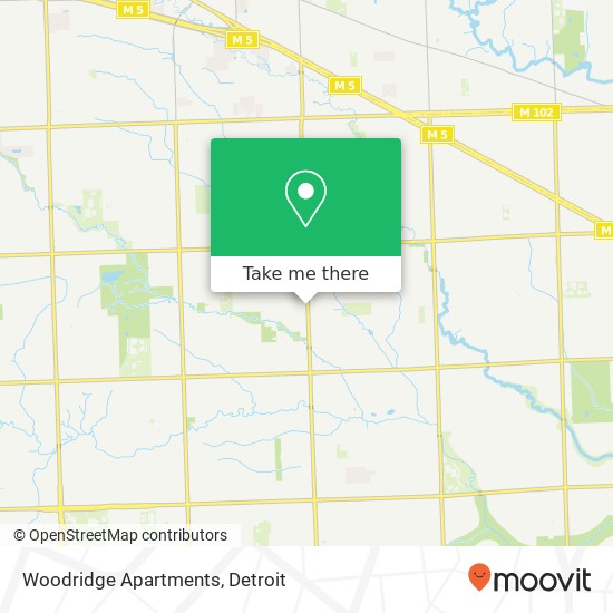 Woodridge Apartments map