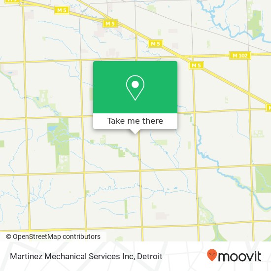 Martinez Mechanical Services Inc map