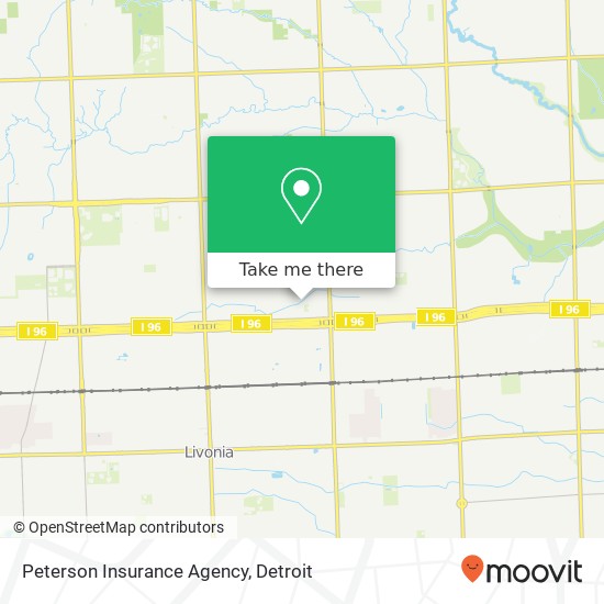 Peterson Insurance Agency map