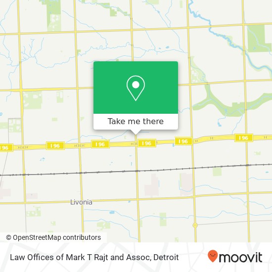 Law Offices of Mark T Rajt and Assoc map