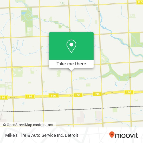 Mike's Tire & Auto Service Inc map