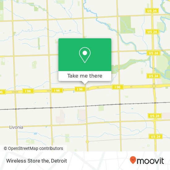 Mapa de Wireless Store the