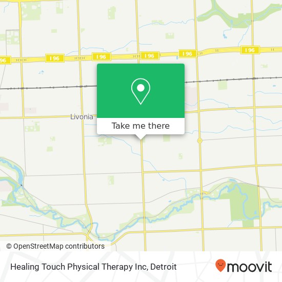 Mapa de Healing Touch Physical Therapy Inc