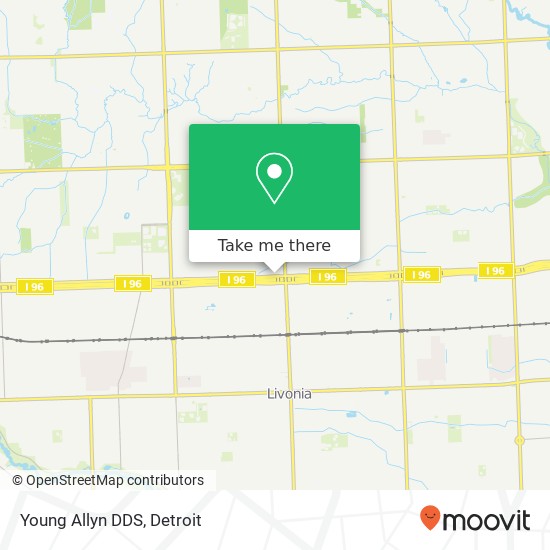 Young Allyn DDS map