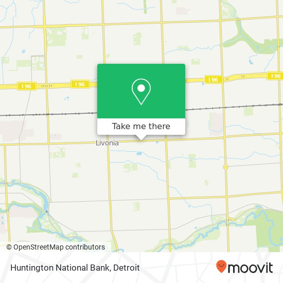 Huntington National Bank map