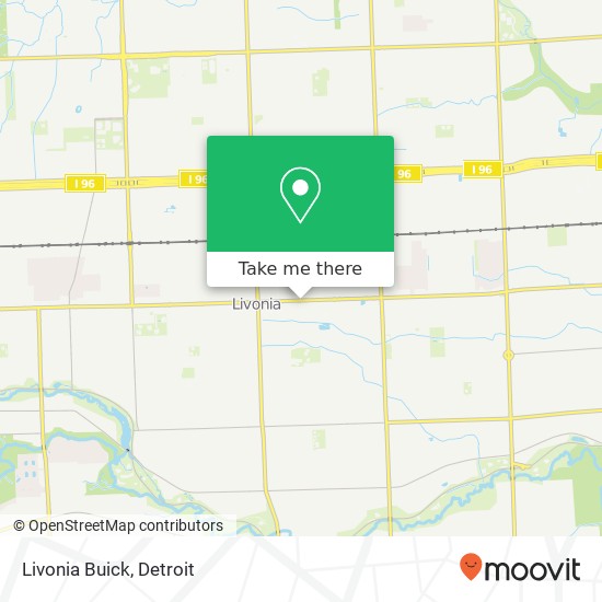 Livonia Buick map