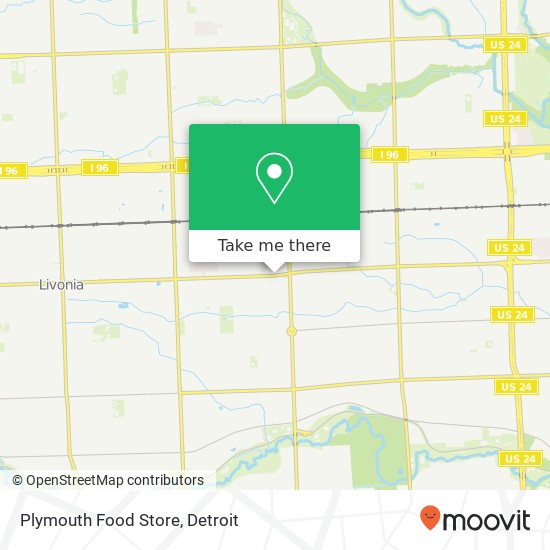 Plymouth Food Store map