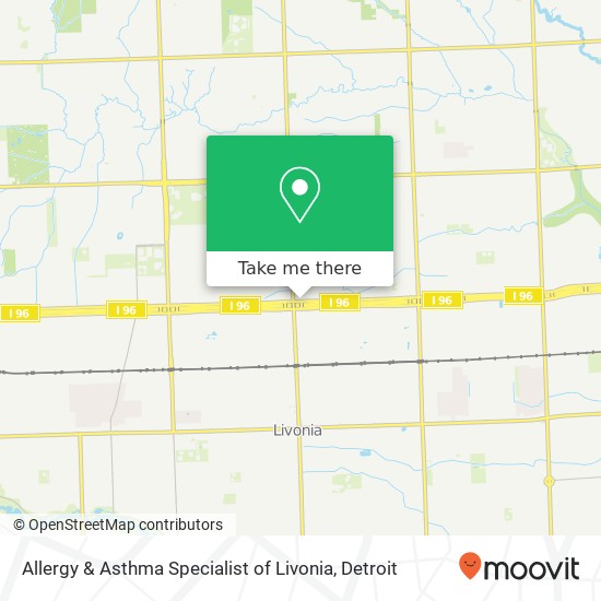 Allergy & Asthma Specialist of Livonia map
