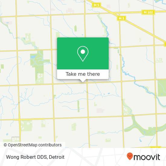 Wong Robert DDS map