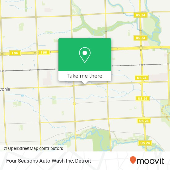 Four Seasons Auto Wash Inc map