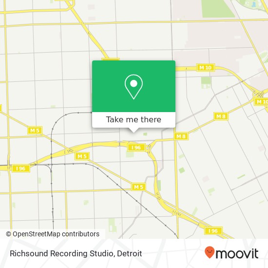 Mapa de Richsound Recording Studio