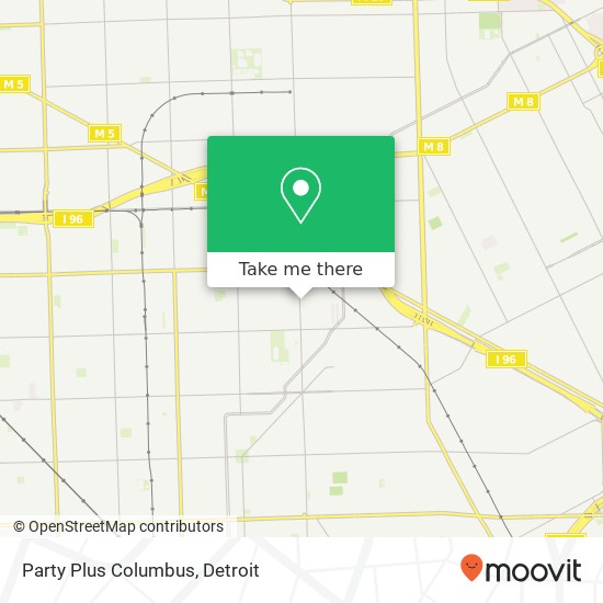 Mapa de Party Plus Columbus