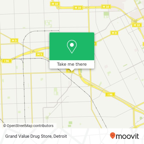 Mapa de Grand Value Drug Store