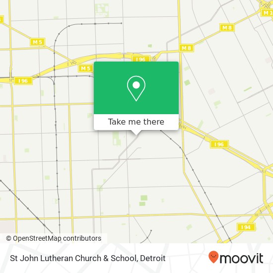 St John Lutheran Church & School map