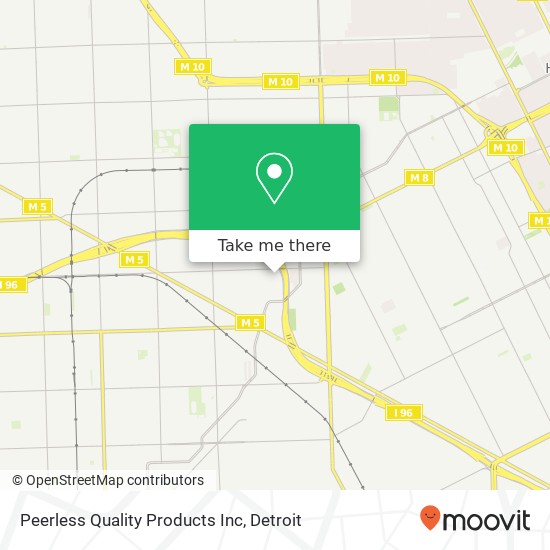 Peerless Quality Products Inc map