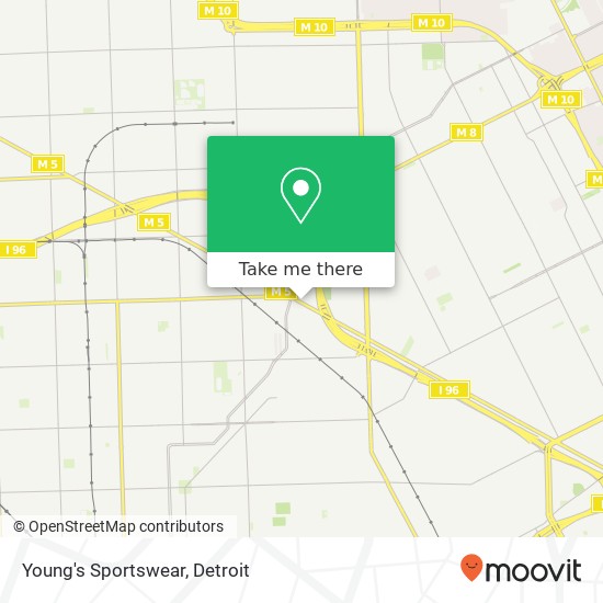 Mapa de Young's Sportswear