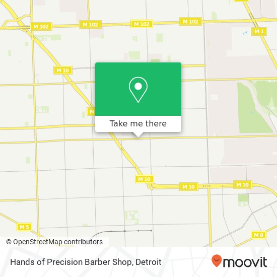 Hands of Precision Barber Shop map