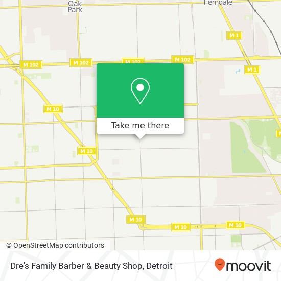 Dre's Family Barber & Beauty Shop map