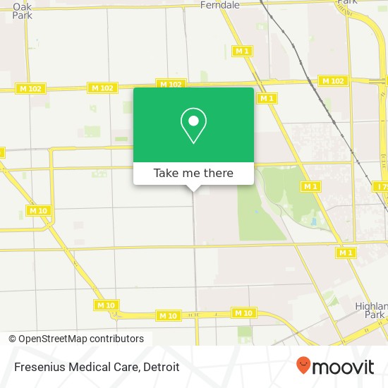 Fresenius Medical Care map