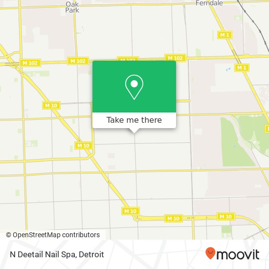 Mapa de N Deetail Nail Spa