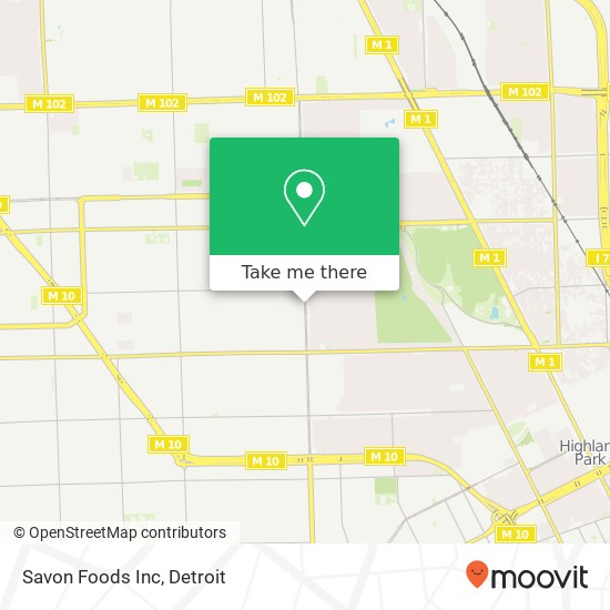 Mapa de Savon Foods Inc