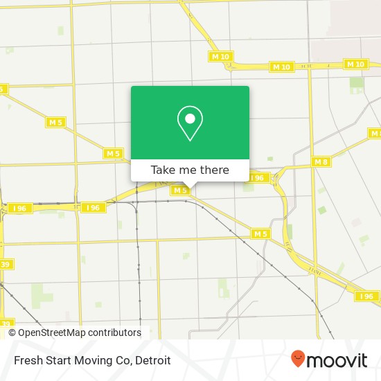 Mapa de Fresh Start Moving Co