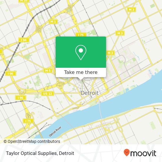 Taylor Optical Supplies map