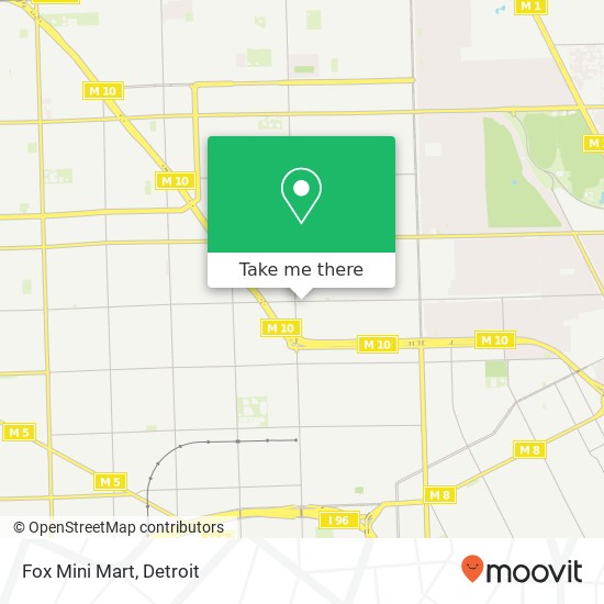 Mapa de Fox Mini Mart