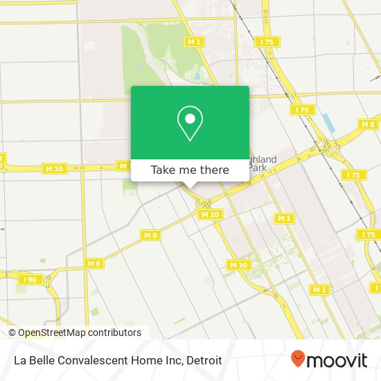 Mapa de La Belle Convalescent Home Inc