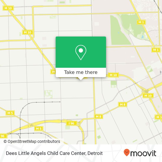 Dees Little Angels Child Care Center map