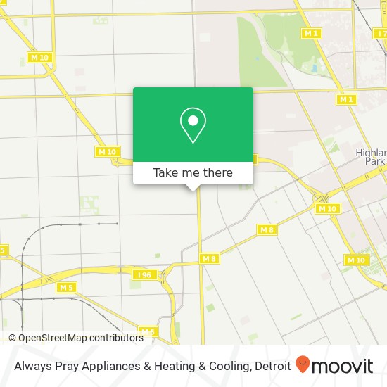 Mapa de Always Pray Appliances & Heating & Cooling