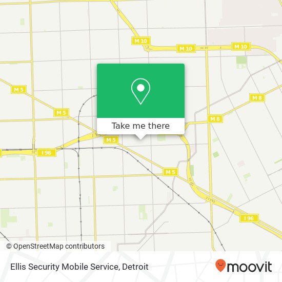 Ellis Security Mobile Service map