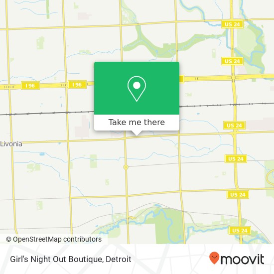 Girl's Night Out Boutique map