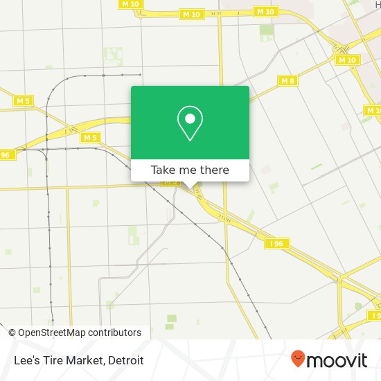 Mapa de Lee's Tire Market