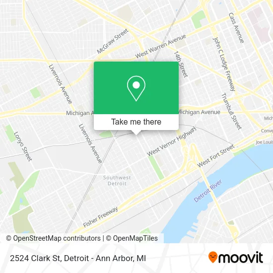 2524 Clark St map