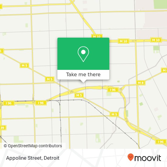 Appoline Street map