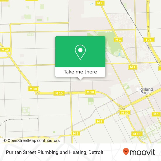 Mapa de Puritan Street Plumbing and Heating