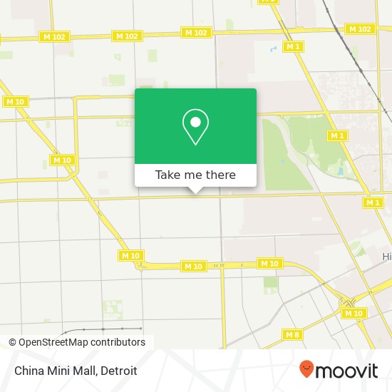 China Mini Mall map