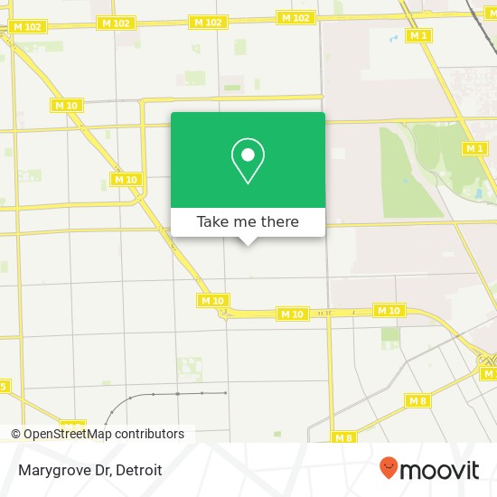 Marygrove Dr map