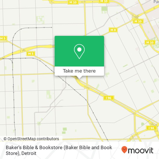 Baker's Bible & Bookstore (Baker Bible and Book Store) map