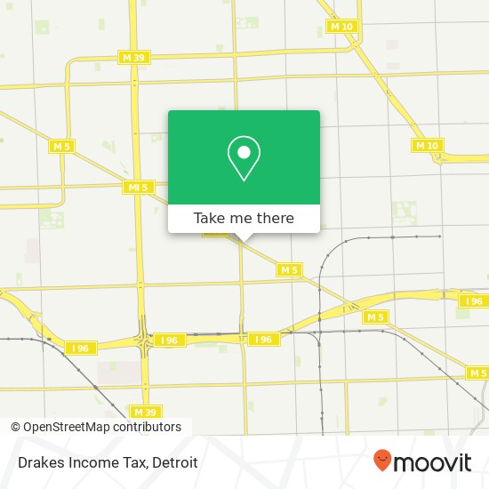 Mapa de Drakes Income Tax